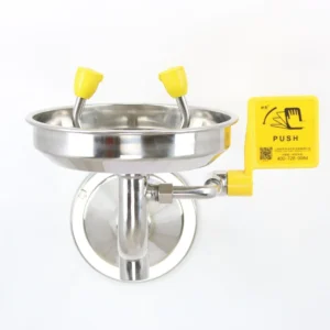 محطة / وحدة غسيل العيون في حالات الطوارئ ستانلس - جداري