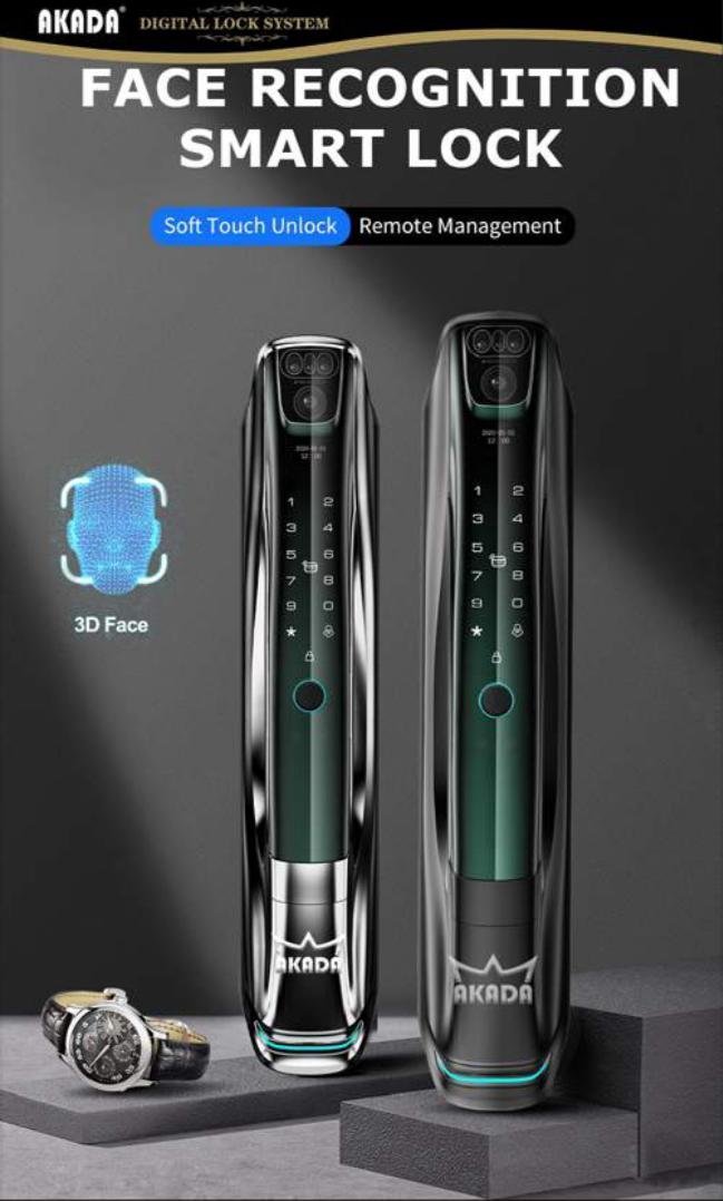 قفل باب ذكي | بصمه وجه | AKADA - الصورة 4