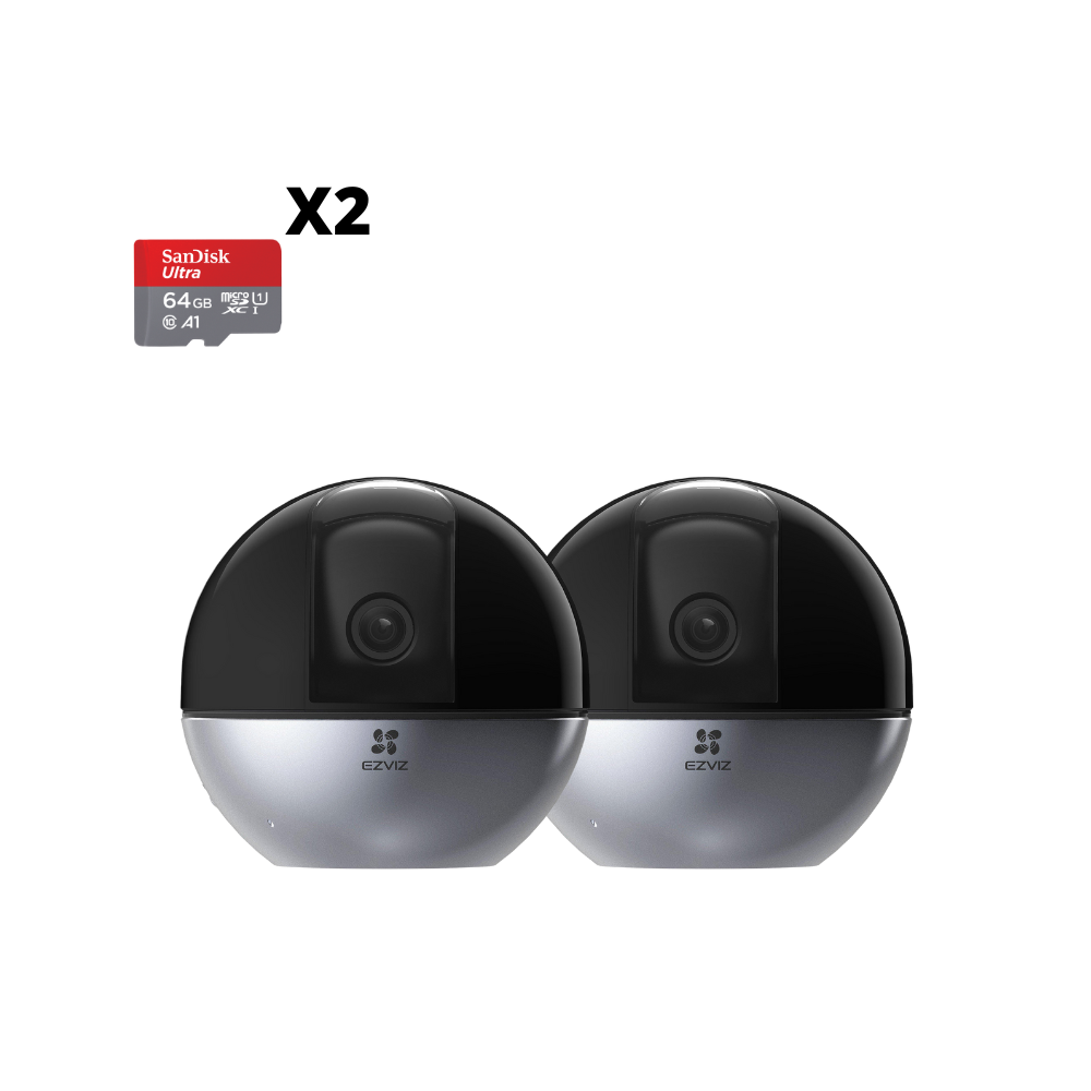 2 كاميرا مع التركيب | EZVIZ C6W