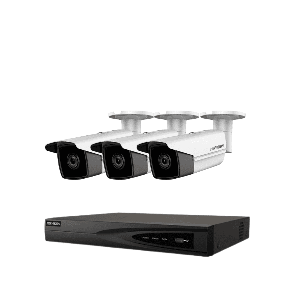 3 كاميرات شبكية 8 ميجـابكسل IP