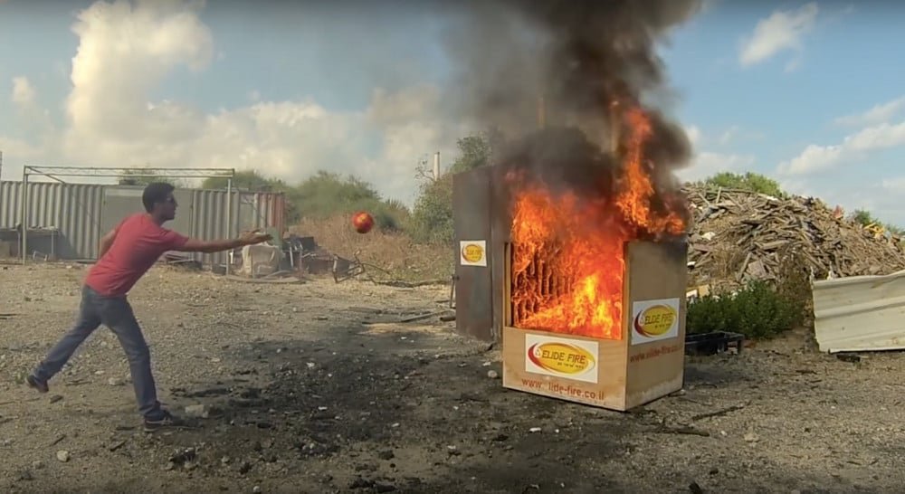 كرة اطفاء الحريق الرهيبة تعمل على اطفاء الحريق فور اندلاعه سهلة الاستخدام على جميع أفراد الأسرة - الصورة 3