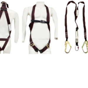 حزام امان لكامل الجسم / ماركة فورت مزود بحبل منسوج وممتص للصدمات مصنوع في الهند مزود بحزام مزدوج