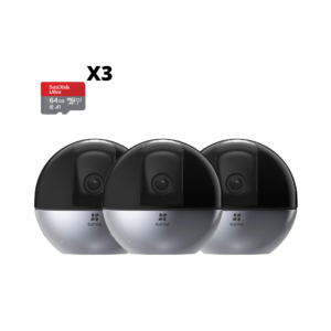 3 كاميرات مع التركيب | EZVIZ C6W