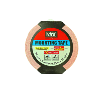 شريط لاصق وجهين (دبل فيس) أحمر 5 متر