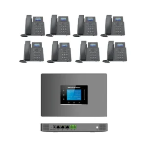 عرض سنترال يدعم خط ارضي مع 8 تليفون سلكي
