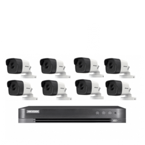 عدد 8 كاميرات 5 ميجـا - داخلية او خارجية مع جهاز تسجيل 8 قنوات