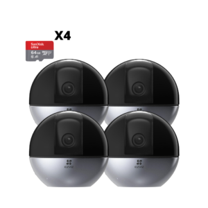 4 كاميرات مع التركيب | EZVIZ C6W